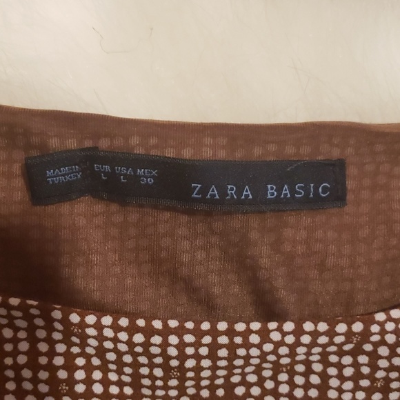 Zara Basic sleeveless brown dress - Picture 6 of 7